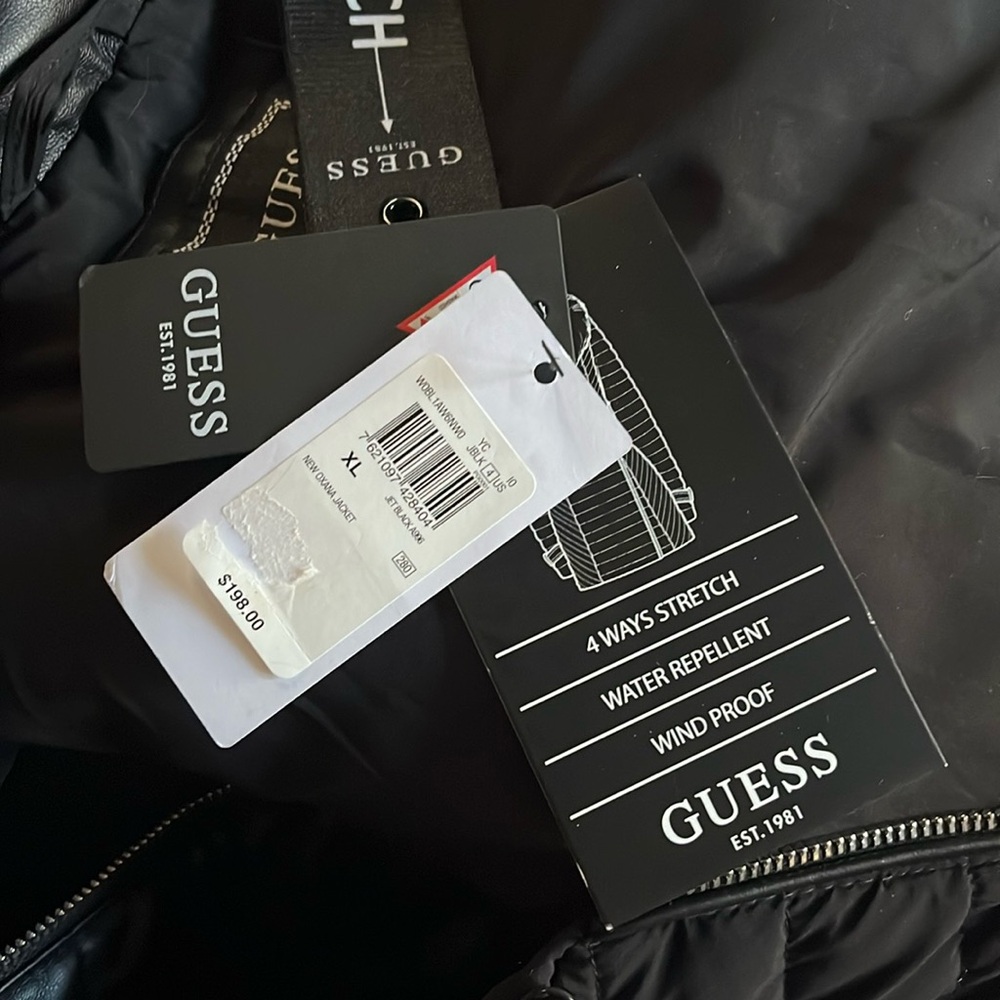 Extra large size black color, guess brand